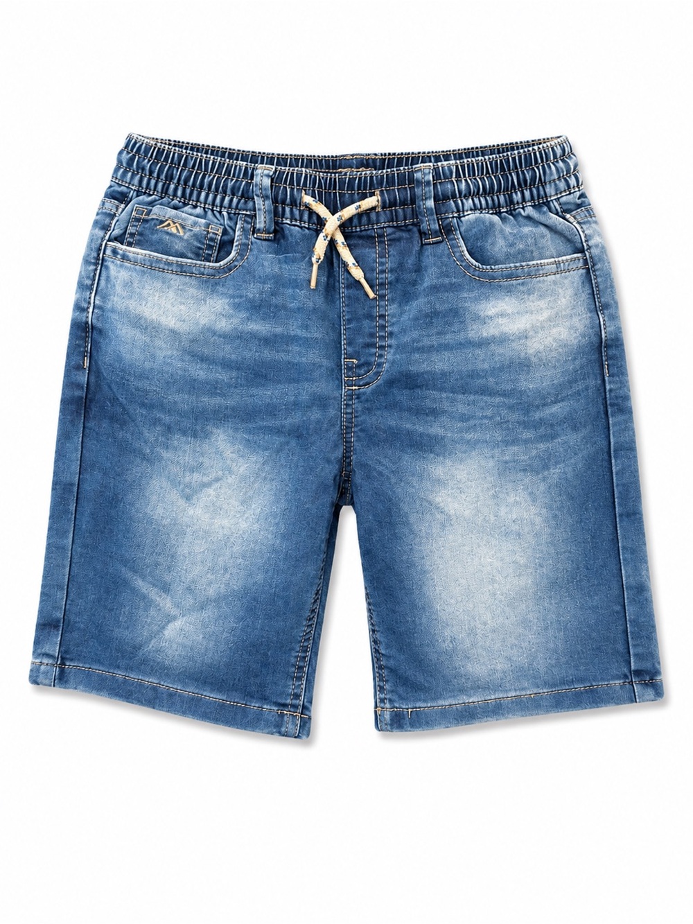 Mayoral Boy's Blue Denim Drawstring Shorts
